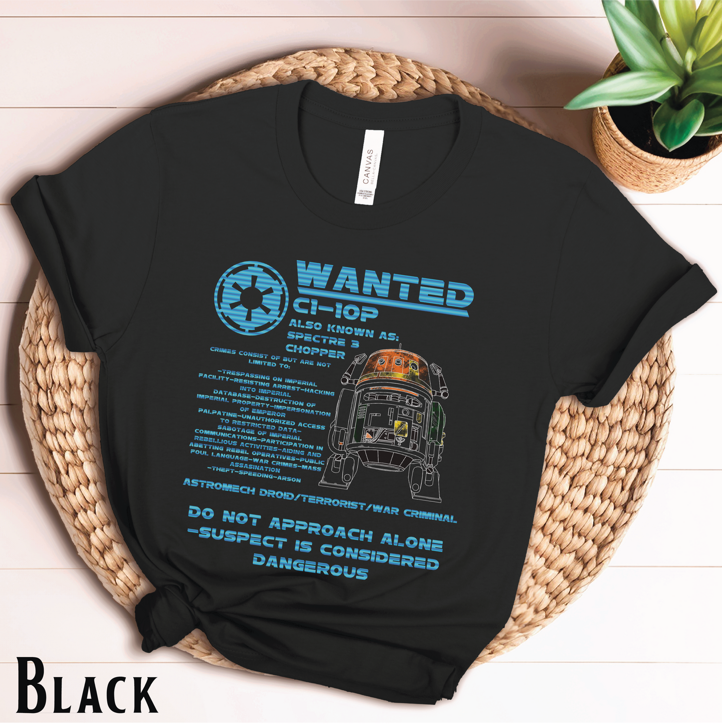 Chopper Wanted T-Shirt