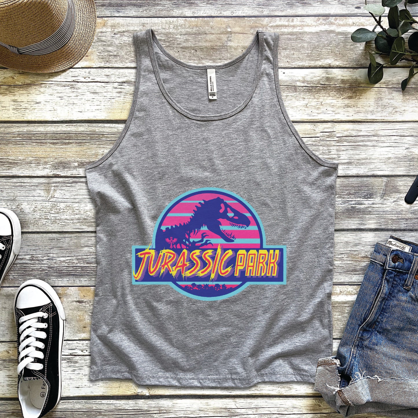 80s Themed JP Logo Tank