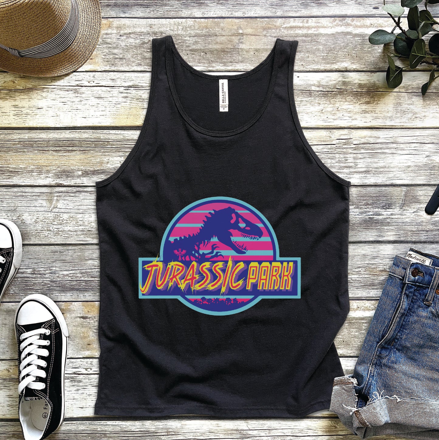 80s Themed JP Logo Tank